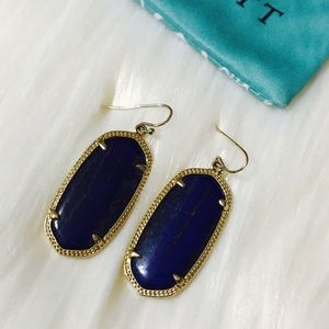 Kendra Scott Blue Lapis Elle Earrings